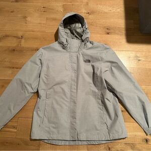 North Face Women's Gray Rain Coat